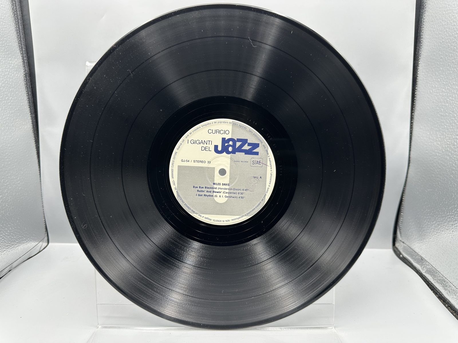 1981 Miles Davis And Coleman Hawkins I Giganti Del Jazz Vol. 54 Vinyl Album - GJ-54