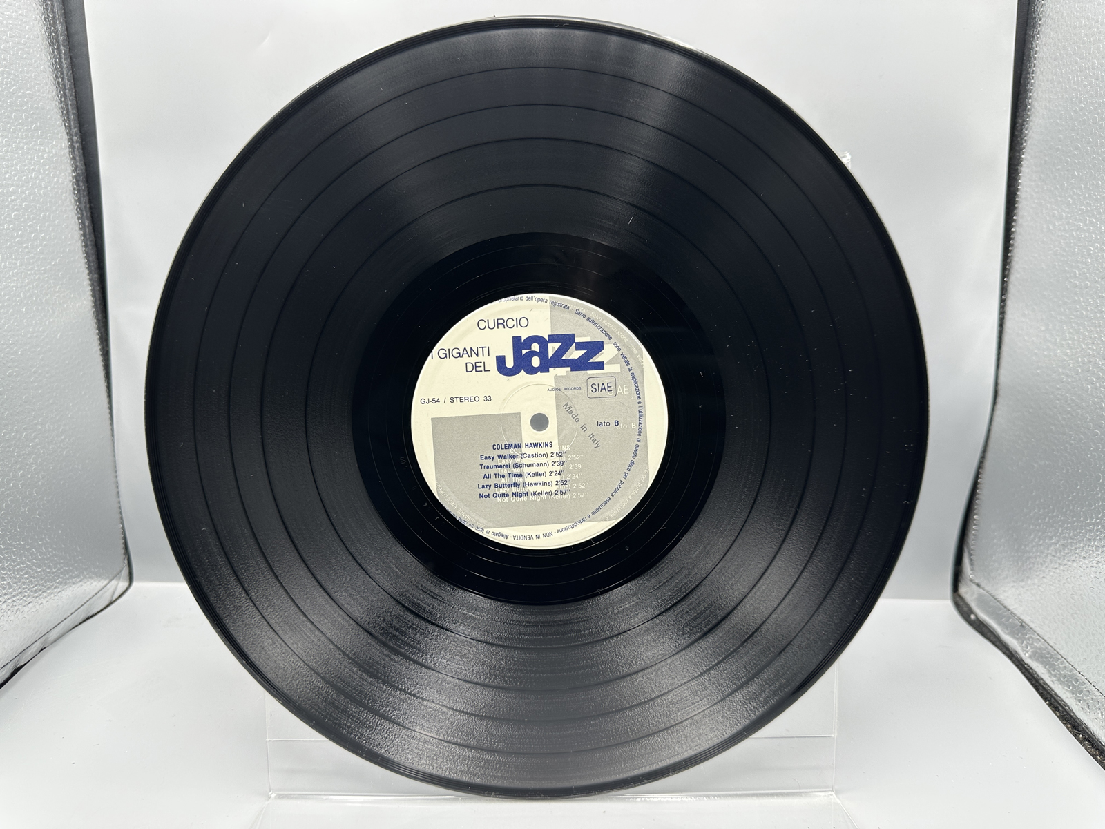 1981 Miles Davis And Coleman Hawkins I Giganti Del Jazz Vol. 54 Vinyl Album - GJ-54