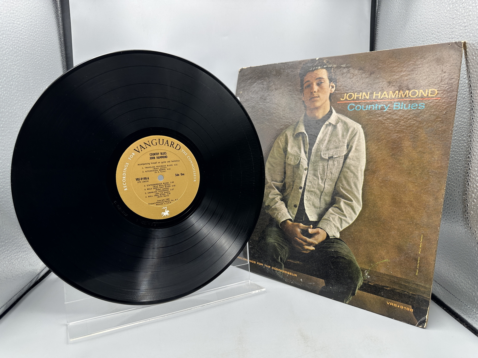 John Hammond: Country Blues (1965), Mono pressing, promo hole in cover