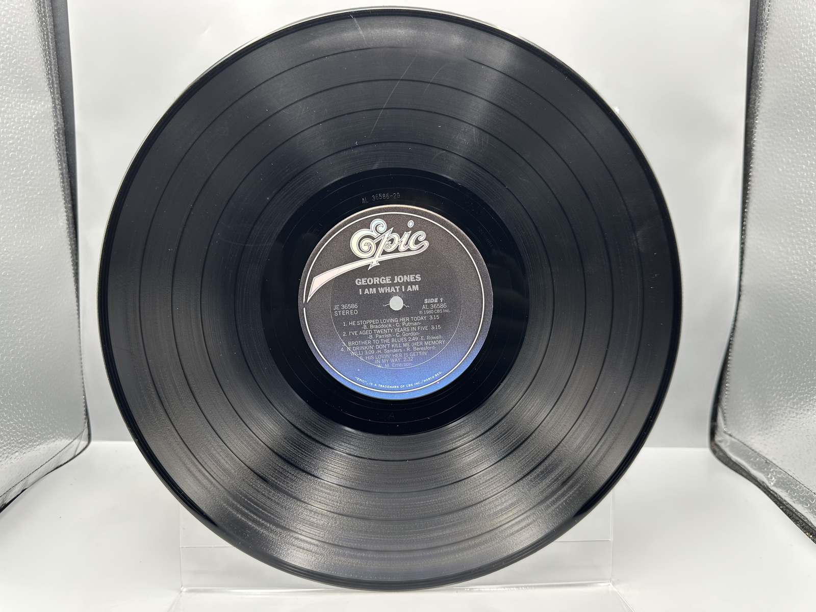 George Jones (2 LP Lot): I Am What I Am (1980); and Golden Hits (1981)