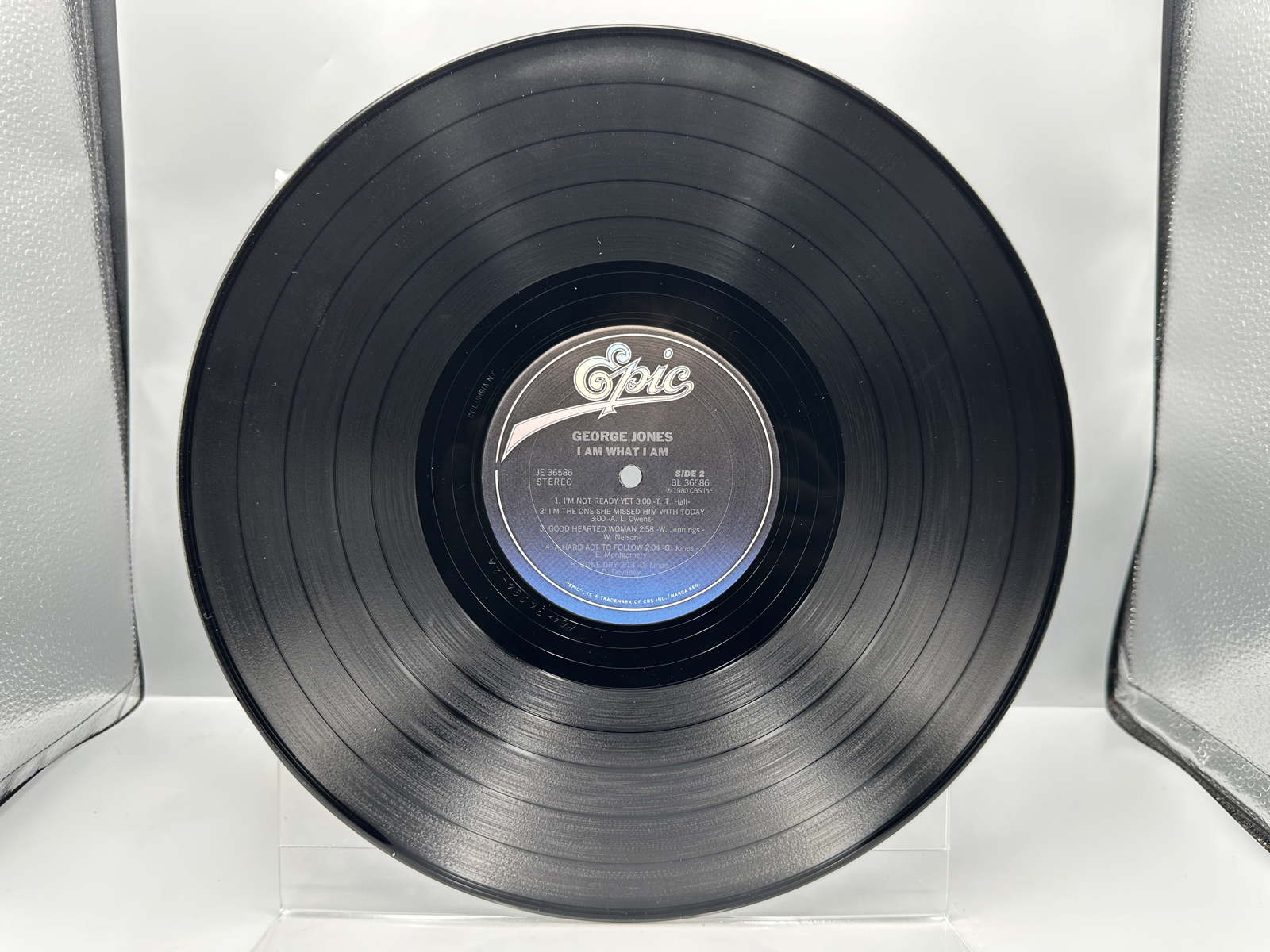 George Jones (2 LP Lot): I Am What I Am (1980); and Golden Hits (1981)