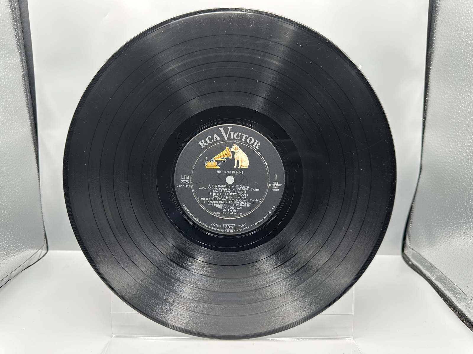1964 RCA Victor Elvis Presley His Hand In Mine Reissue Vinyl Album - LPM-2328