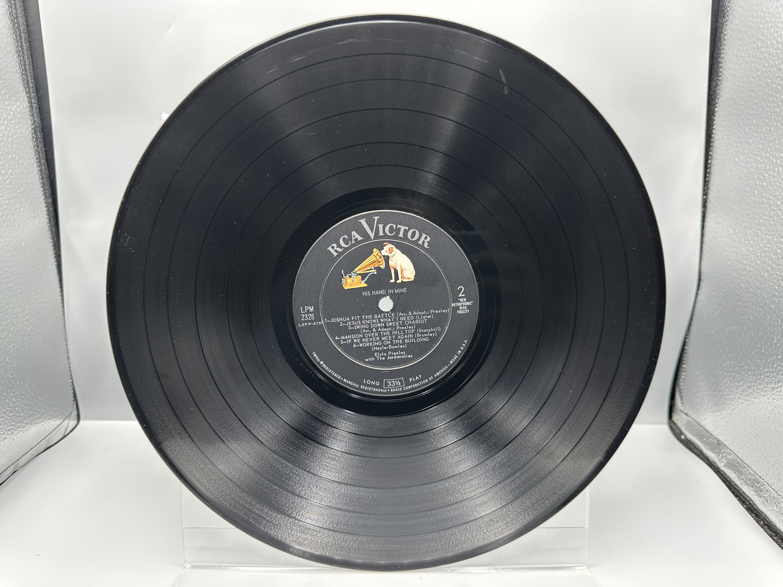1964 RCA Victor Elvis Presley His Hand In Mine Reissue Vinyl Album - LPM-2328