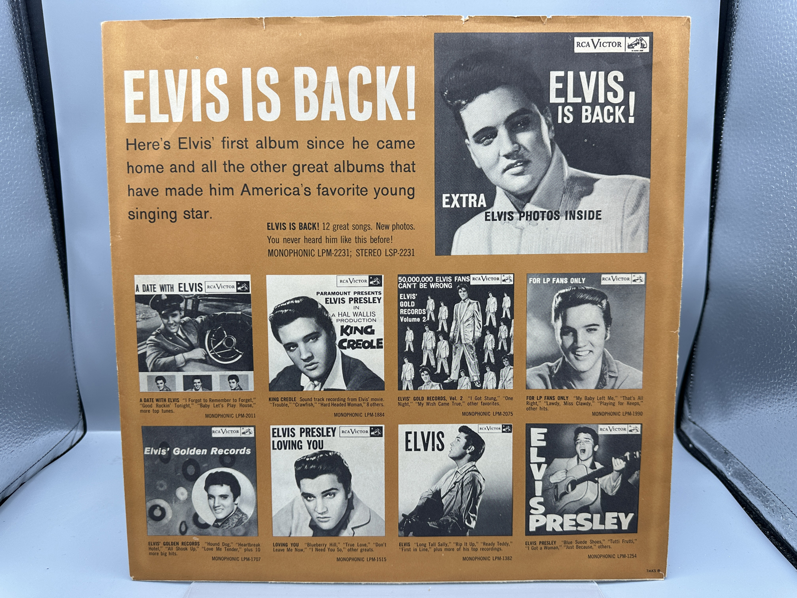 1964 RCA Victor Elvis Presley His Hand In Mine Reissue Vinyl Album - LPM-2328