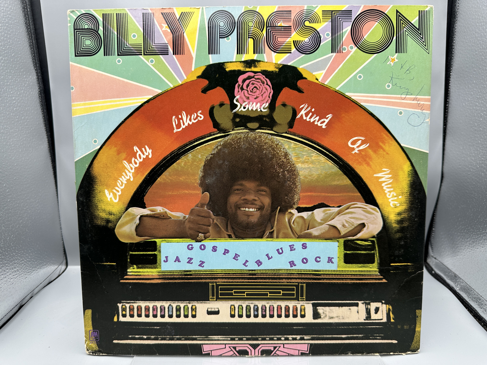 1973 A&M Records Billy Preston Everybody Likes Some Kind of Music Vinyl Album - SP-3526
