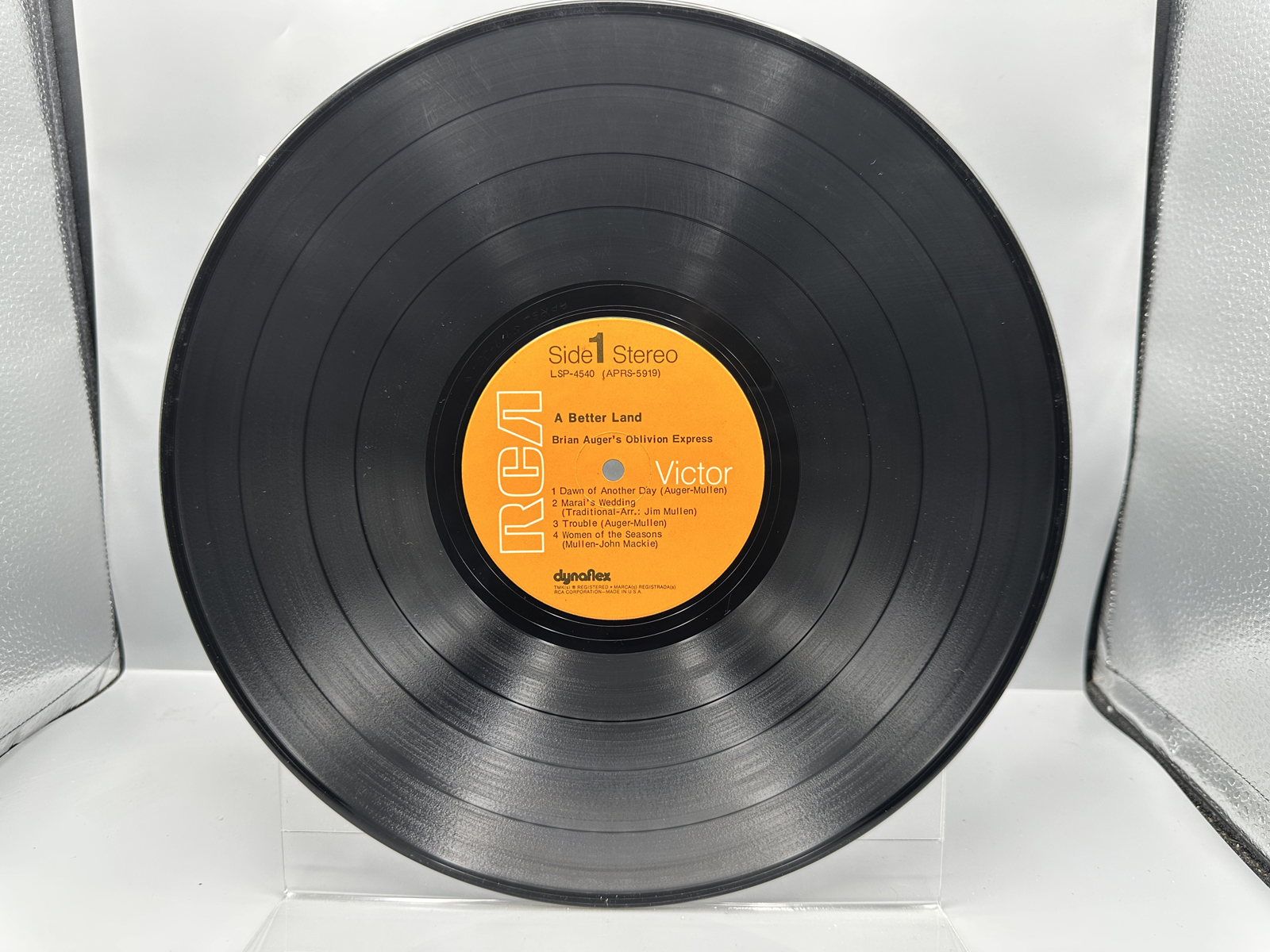 1971 RCA Victor Brian Auger's Oblivion Express A Better Land Vinyl Album - LSP-4540