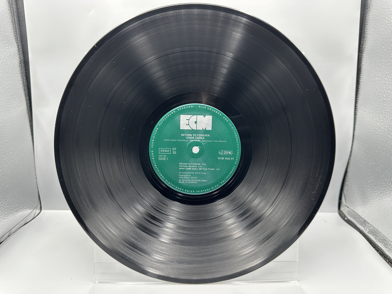 1972 ECM Records Chick Corea Return To Forever West German Pressing Vinyl Album - ECM 1022 ST