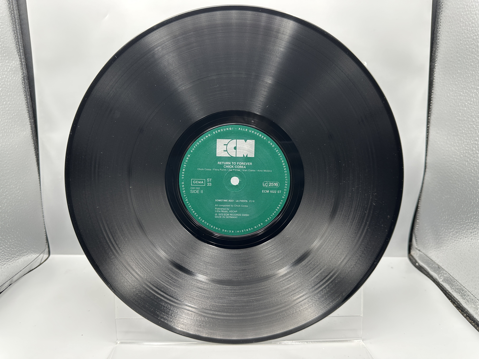 1972 ECM Records Chick Corea Return To Forever West German Pressing Vinyl Album - ECM 1022 ST