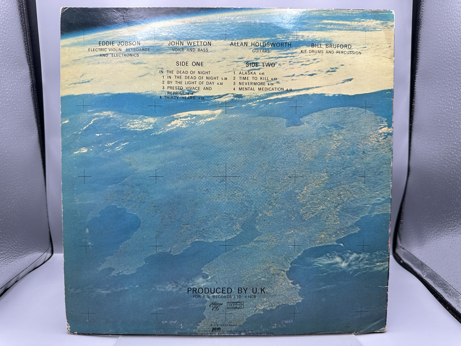 Unknown Release Date EG Records UK Self-Titled Debut E.G. Collectors Edition Vinyl Album - EGLP 35