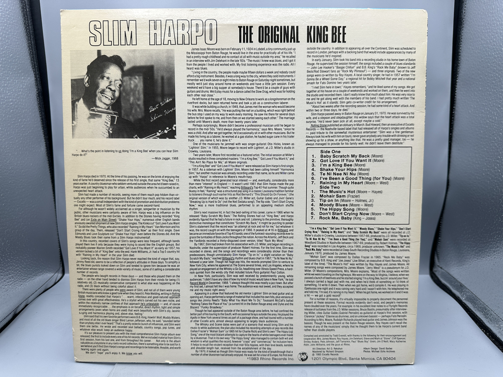 Slim Harpo: The Best Of Slim Harpo (1988)