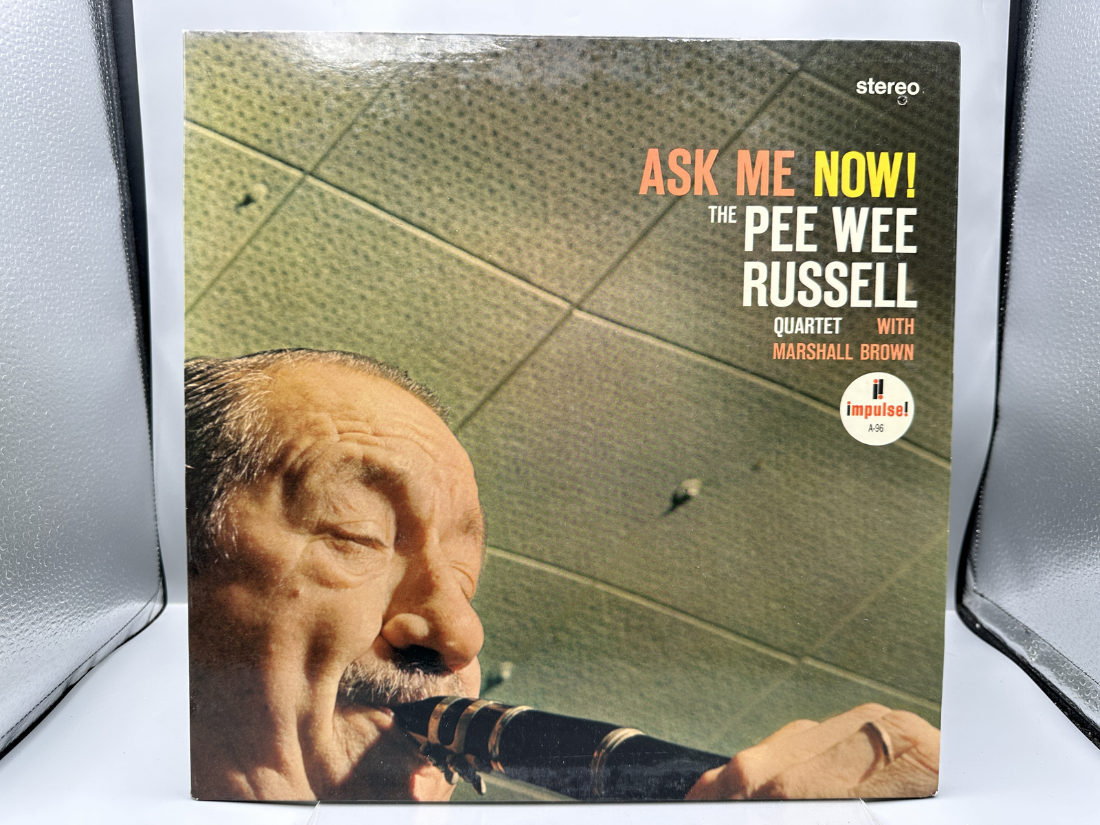 1966 Impulse Records The Pee Wee Russell Quartet With Marshall Brown Ask Me Now! Vinyl Album - AS-96