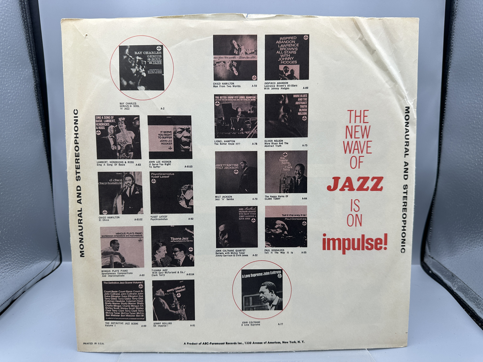 1966 Impulse Records The Pee Wee Russell Quartet With Marshall Brown Ask Me Now! Vinyl Album - AS-96