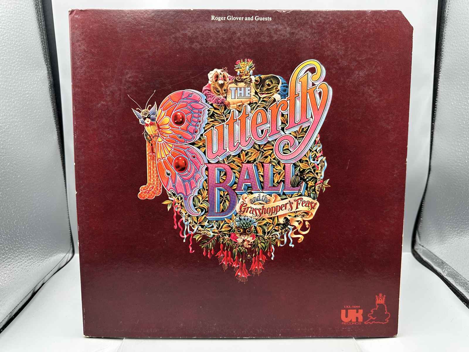 Roger Glover and Guests: The Butterfly Ball And The Grasshopper's Feast (1975), gatefold. Band features former Deep Purple members Roger Glo
