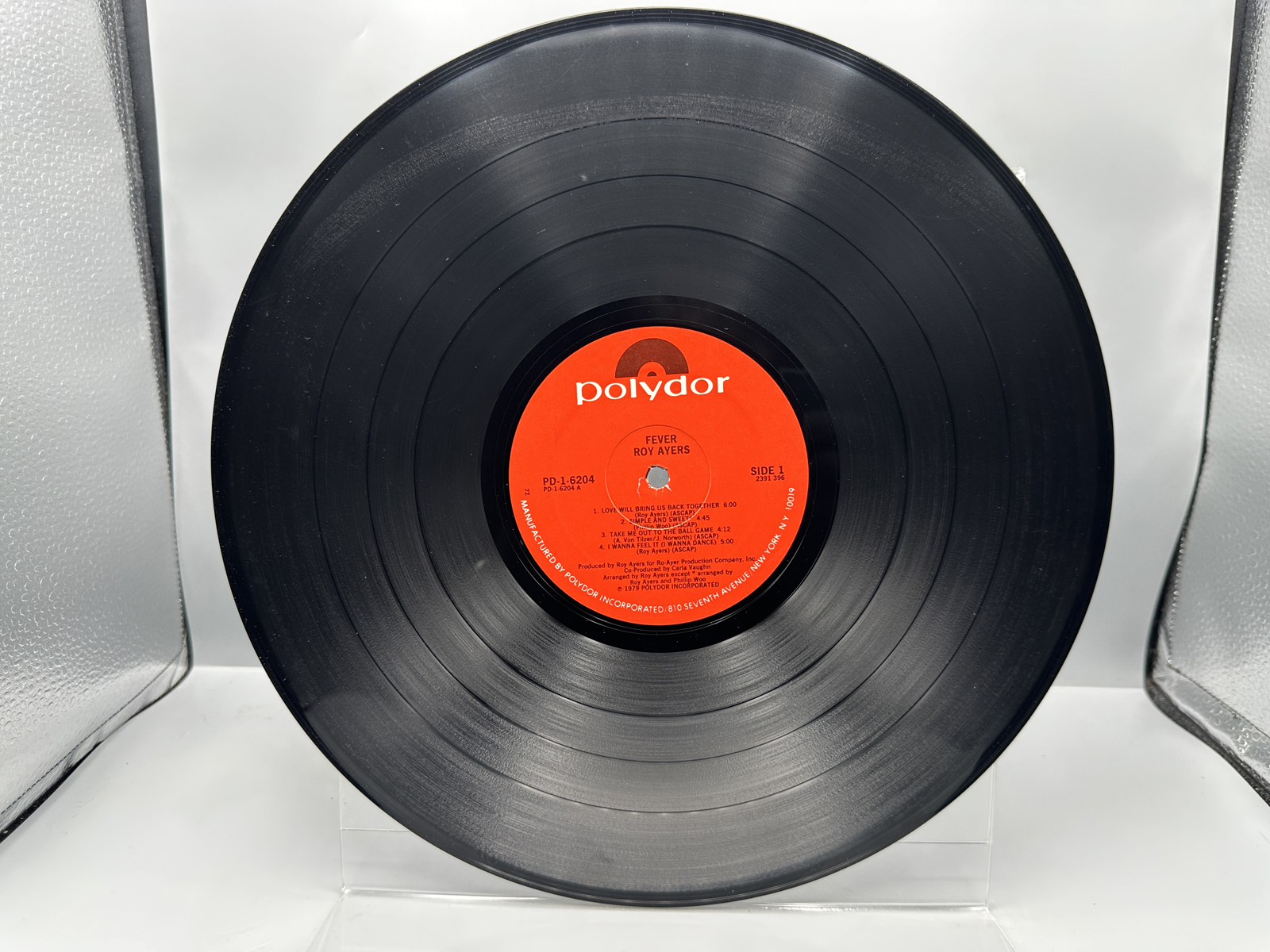 Roy Ayers (2 LP Lot): Fever (1979); and In The Dark (1984), promo stamp on back cover