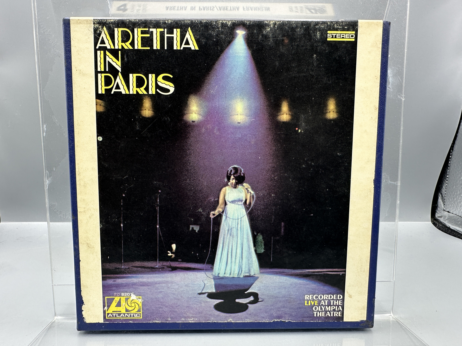 4-Track Stereo Reel-To-Reel Tape - Aretha Franklin: Aretha in Paris (1968), 3 3/4 IPS, Atlantic ALX 8207