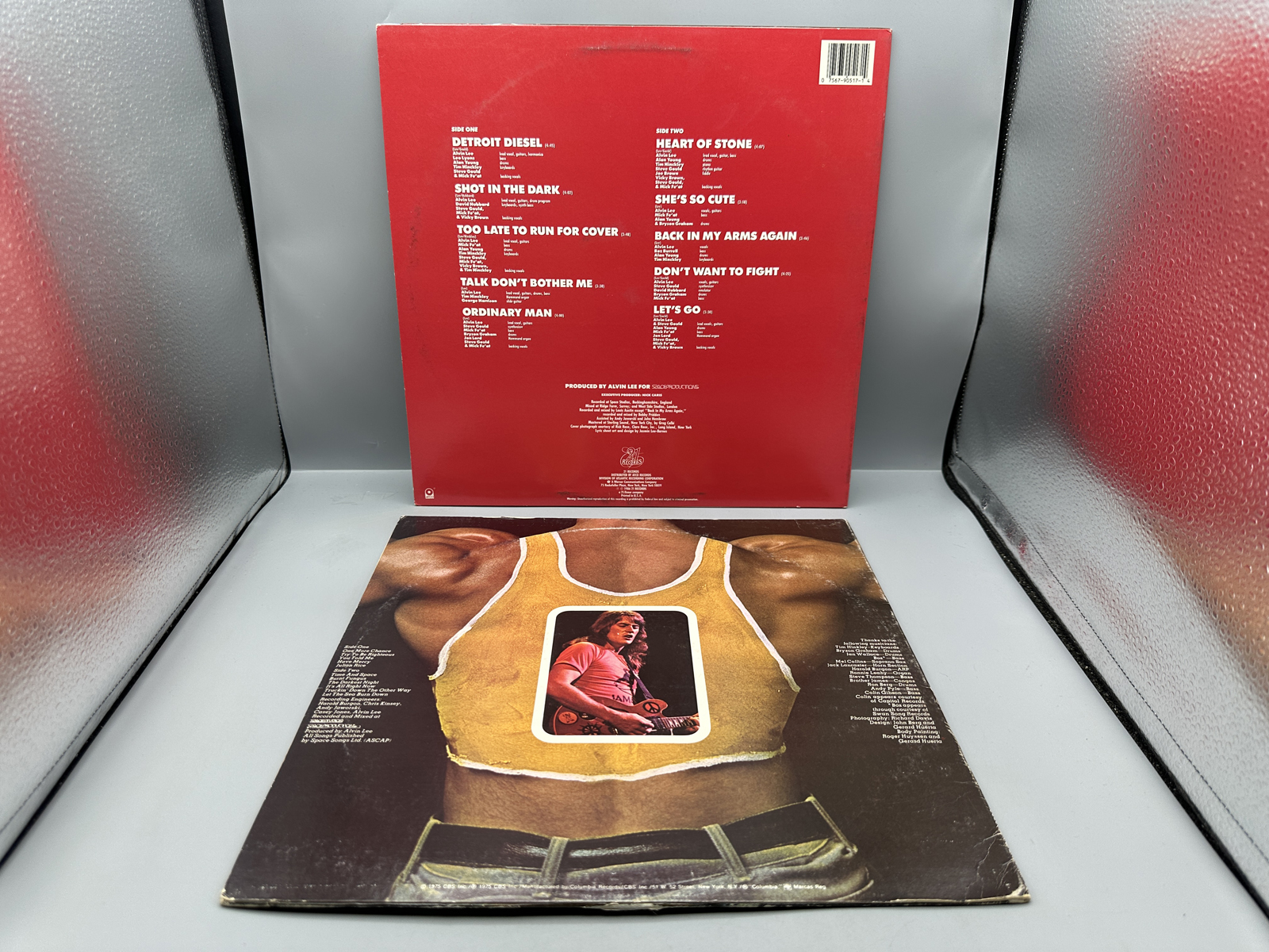 Alvin Lee (2 LP Lot): Detroit Diesel (1986); and Pump Iron! (1975)