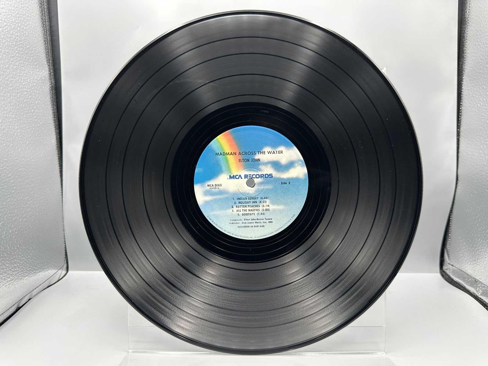 Elton John (2 LP Lot): Madman Across The Water (1980), reissue; and Jump Up! (1982)