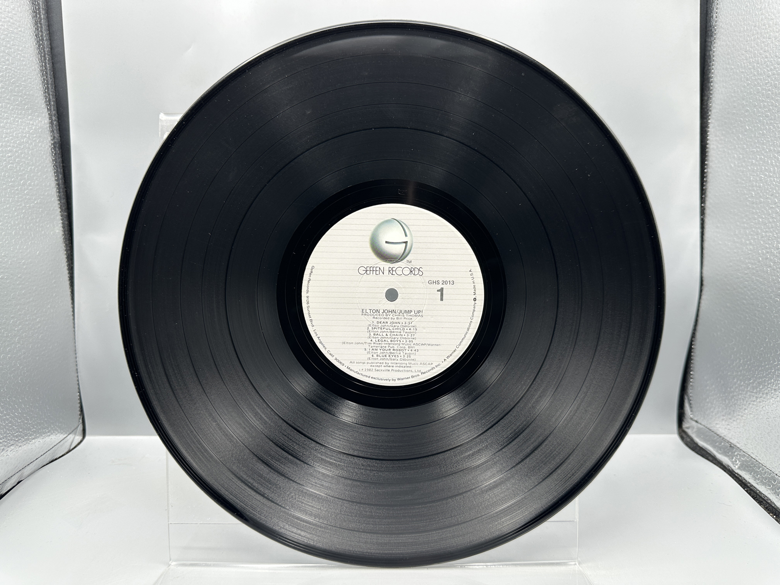 Elton John (2 LP Lot): Madman Across The Water (1980), reissue; and Jump Up! (1982)