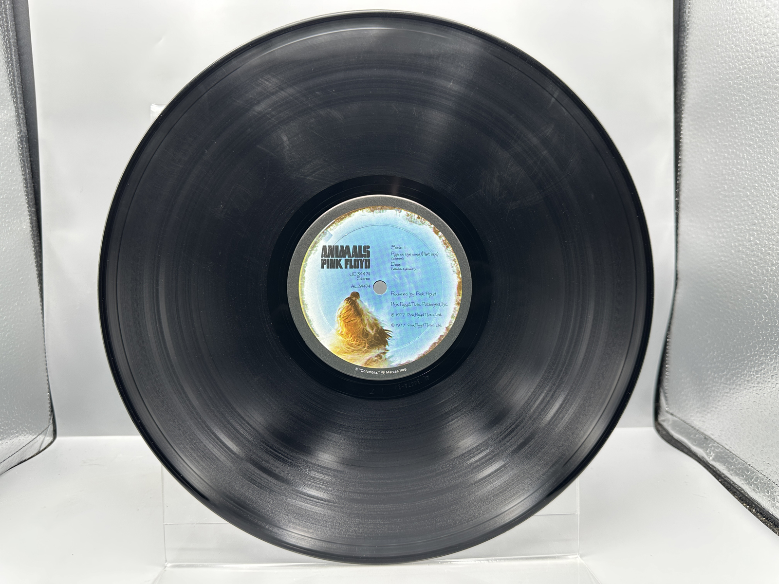 Pink Floyd: Animals (1977), gatefold, cover shows wear