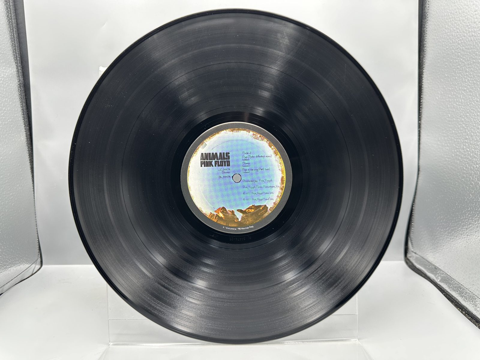 Pink Floyd: Animals (1977), gatefold, cover shows wear