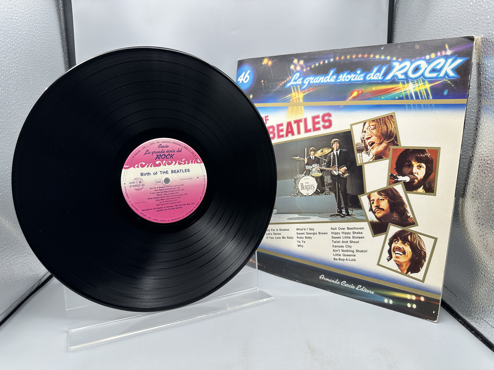 The Beatles: Birth Of The Beatles (1982), Italy Pressing, unipak cover