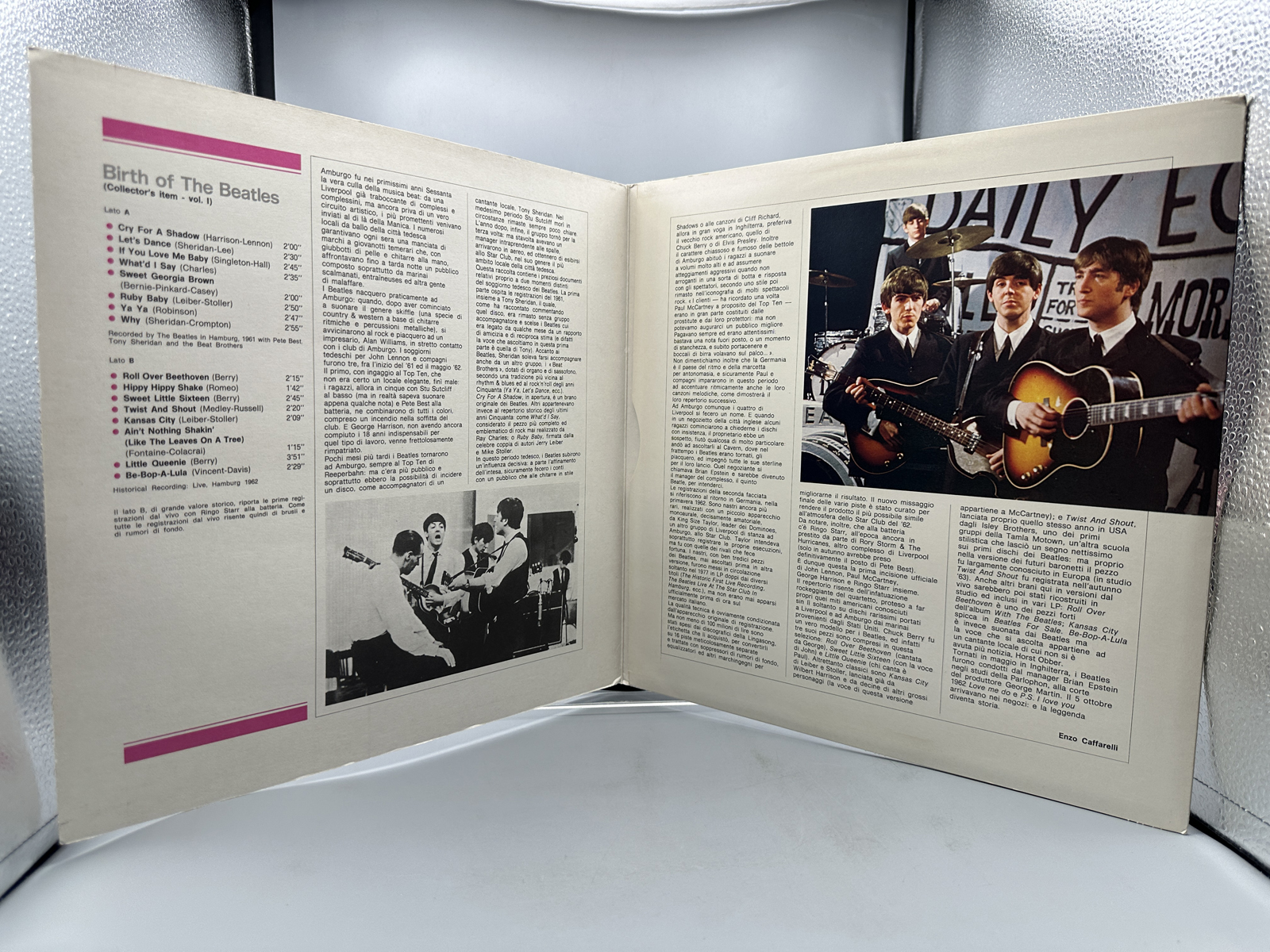 The Beatles: Birth Of The Beatles (1982), Italy Pressing, unipak cover