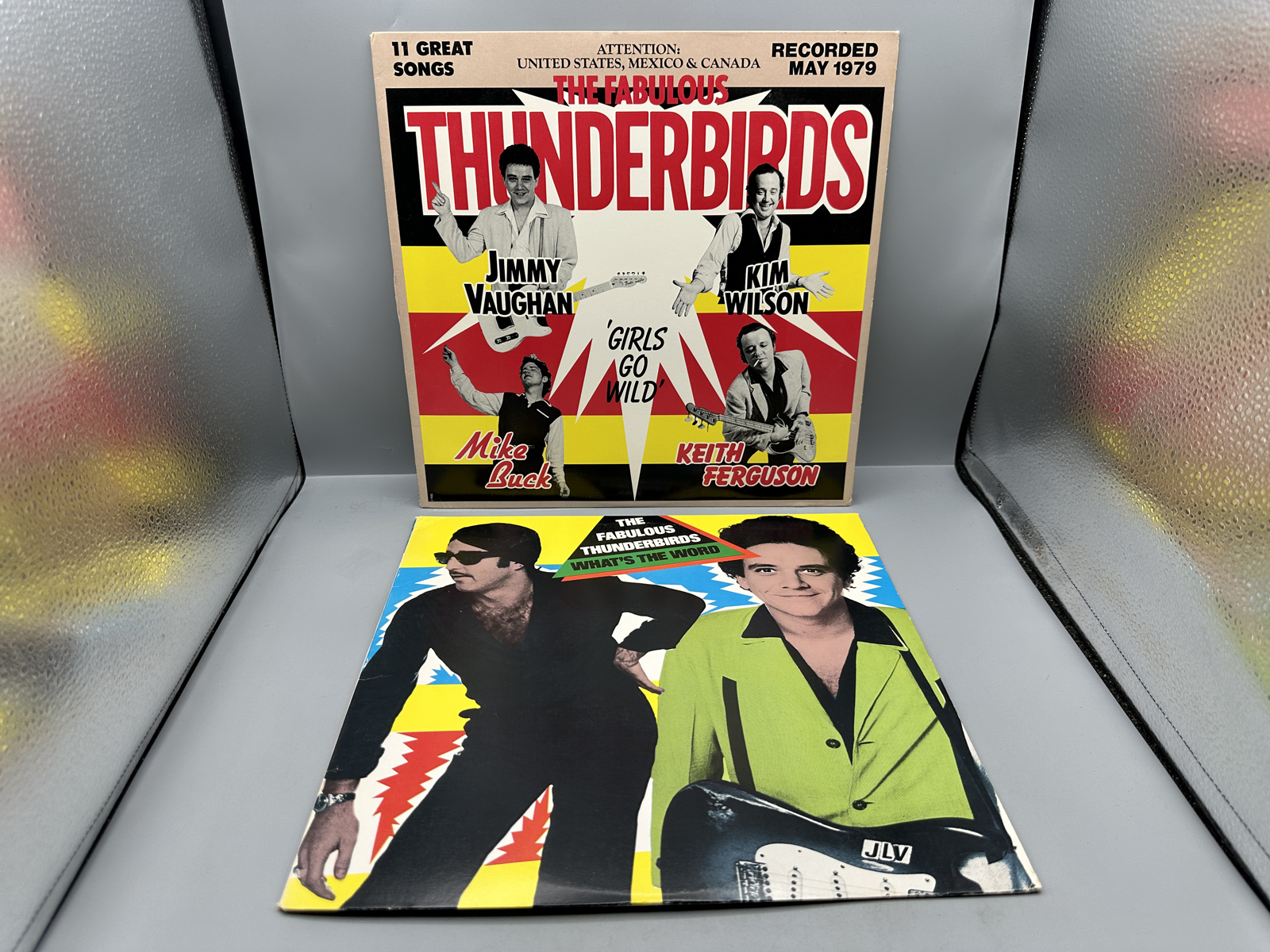 The Fabulous Thunderbirds (2 LP Lot): Girls Go Wild (1985), reissue; and What's The Word (1983), reissue