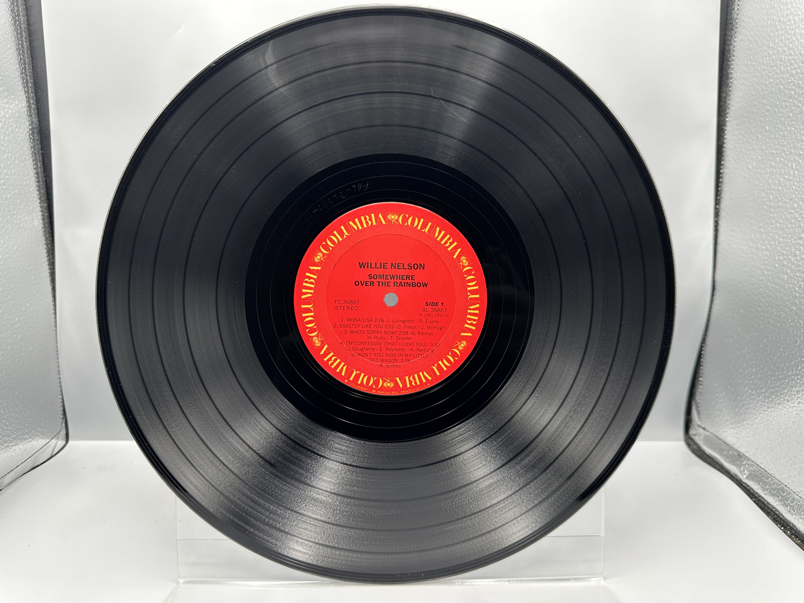 Willie Nelson (2 LP Lot): Stardust (1978), in original shrinkwrap with hype sticker; and Somewhere Over The Rainbow (1981)