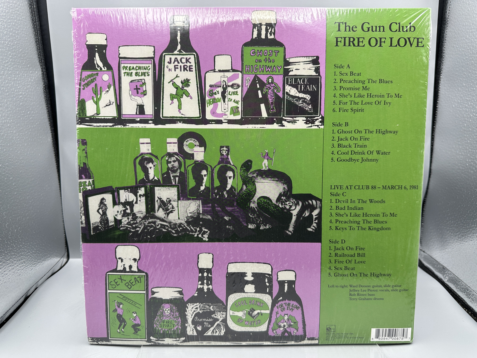 The Gun Club: Fire Of Love (2021), Deluxe Edition, remastered reissue, includes second LP: Live At Club 88 - March 6, 1981, gatefold, in ori