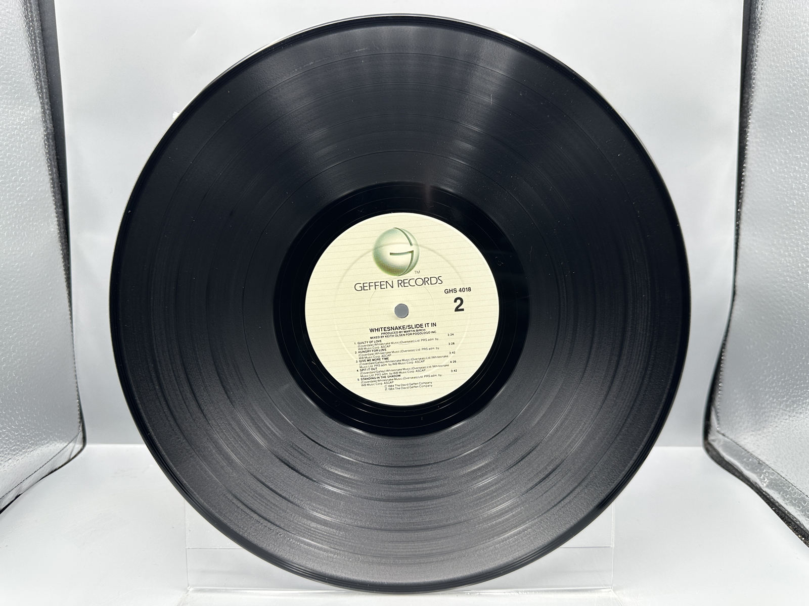 Whitesnake: Slide It In (1984), promo stamped cover