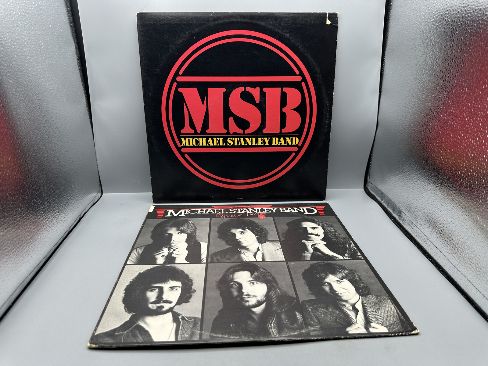 Michael Stanley Band (2 LP Lot): MSB (1982), promo notch in cover; and Greatest Hints (1979)