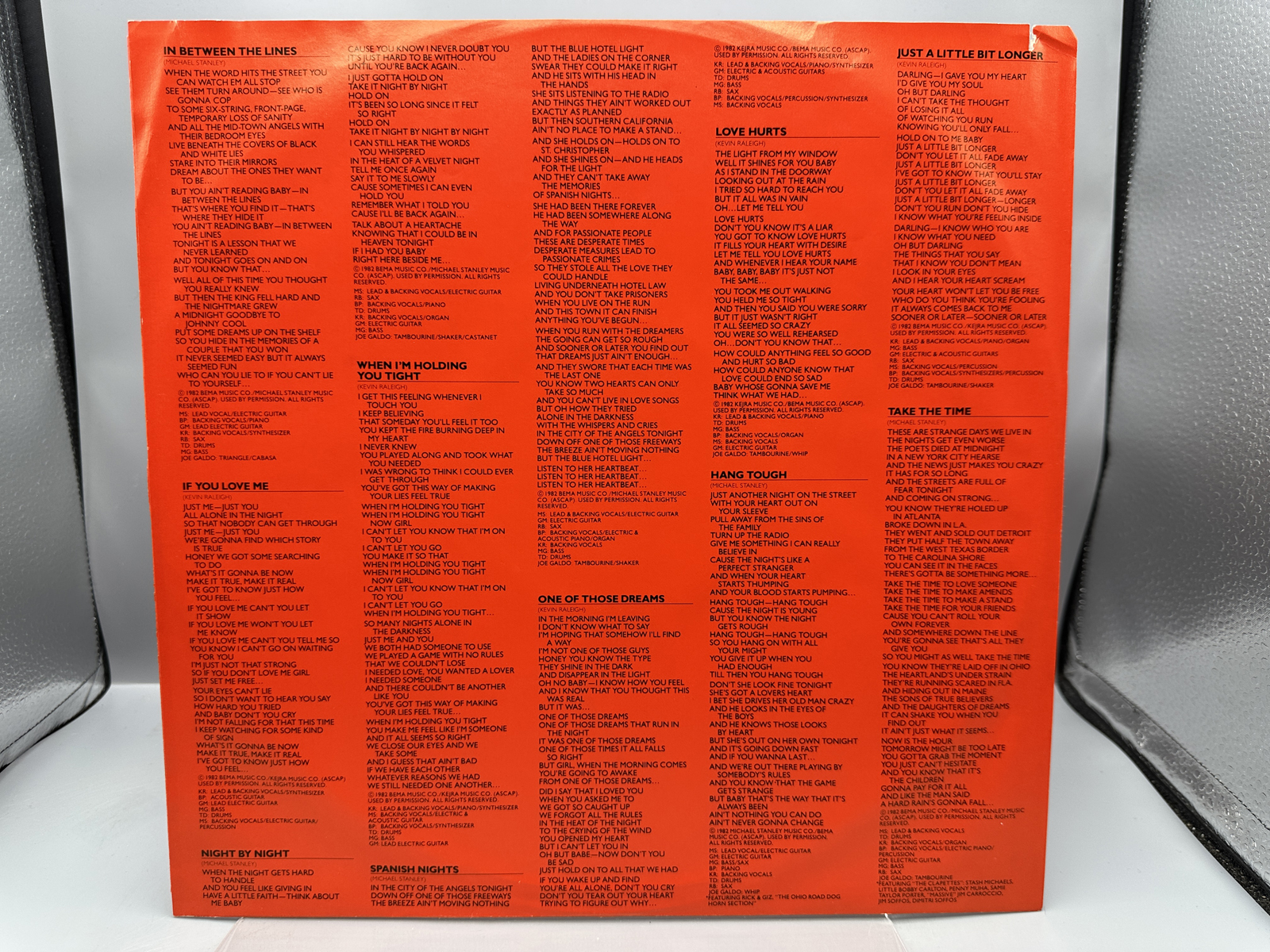 Michael Stanley Band (2 LP Lot): MSB (1982), promo notch in cover; and Greatest Hints (1979)