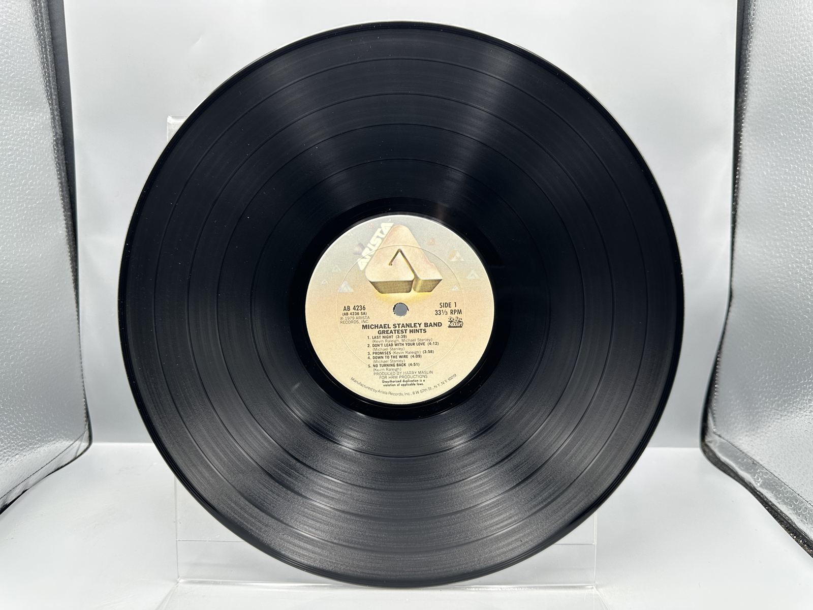 Michael Stanley Band (2 LP Lot): MSB (1982), promo notch in cover; and Greatest Hints (1979)