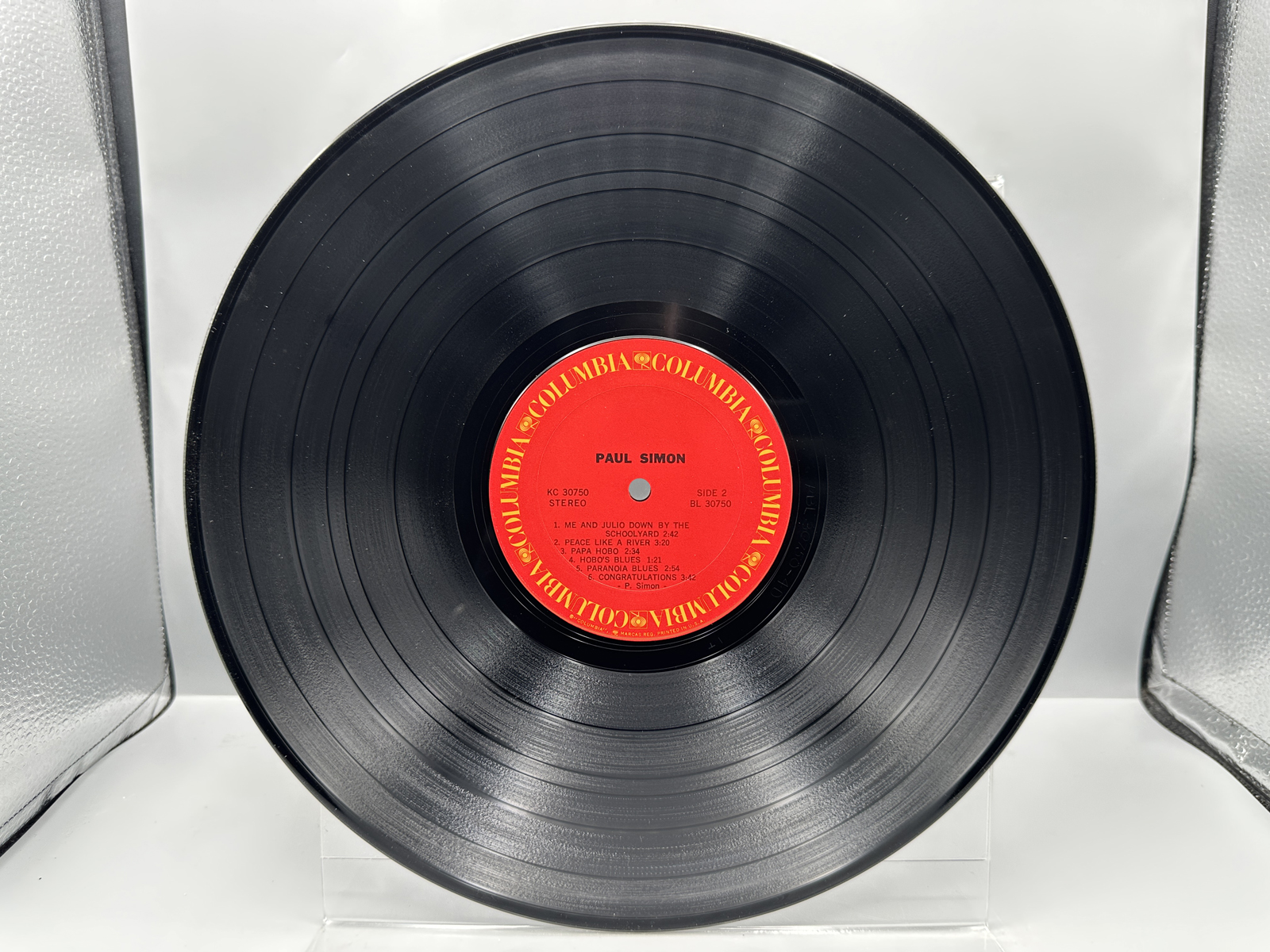 Paul Simon (2 LP Lot): Self-titled (1972); and Simon and Garfunkel: The Concert In Central Park (1982), gatefold, 2 LPs