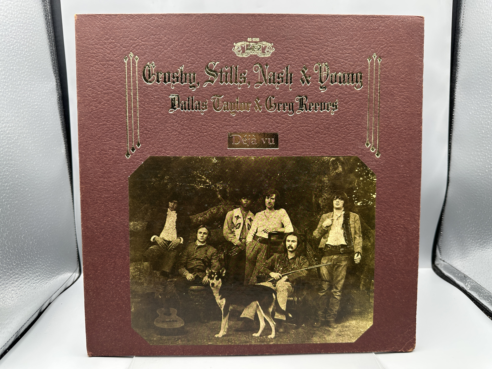 Crosby, Stills, Nash & Young: Deja Vu (1977), reissue, textured cover, gatefold