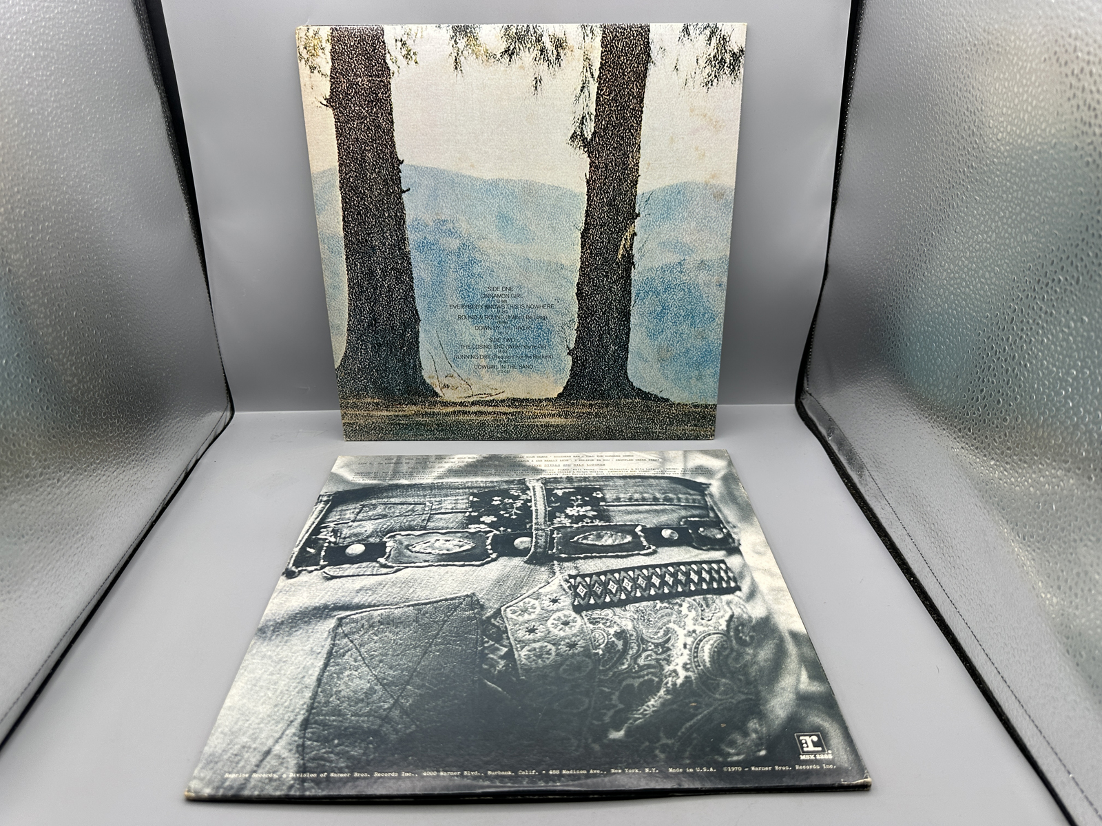 Neil Young (2 LP Lot): Everybody Knows This Is Nowhere (1970), gatefold; and After The Gold Rush (1978), reissue, gatefold