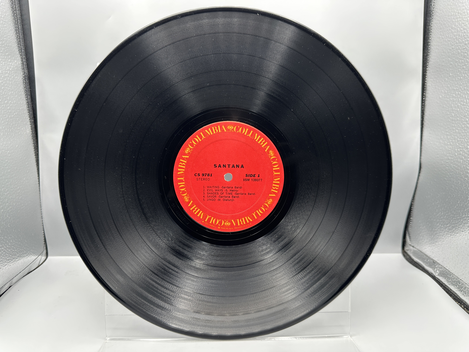 Santana (2 LP Lot): Self-titled (1970), repress; and Amigos (1976), gatefold