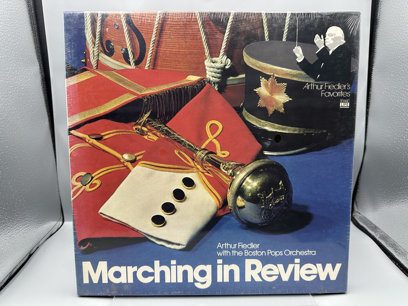 SEALED - Arthur Fiedler with the Boston Pops Orchestra: Marching in Review (1978). Perfect for celebrating this year's 250th Anniversary of