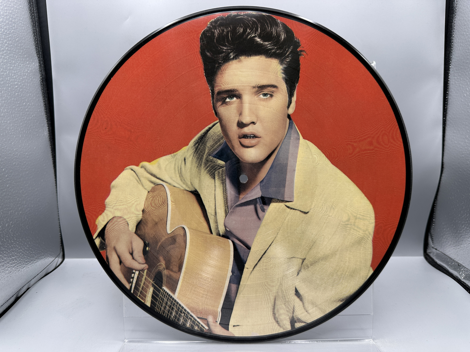 Elvis Presley: Hound Dog - Picture Disc (1984), Denmark pressing, in original packaging
