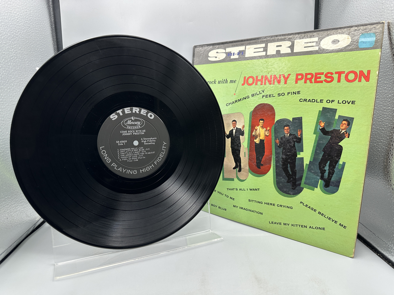 Johnny Preston: Come Rock With Me (1960), stereo pressing
