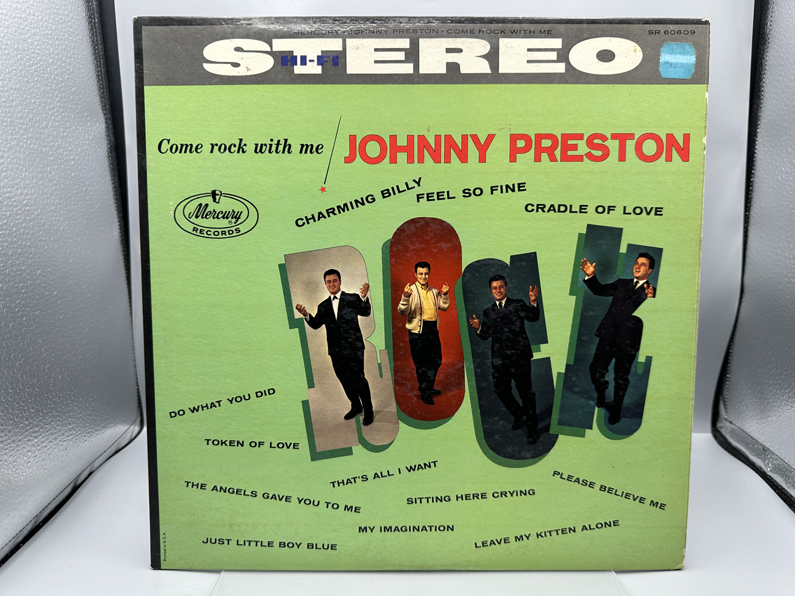 Johnny Preston: Come Rock With Me (1960), stereo pressing