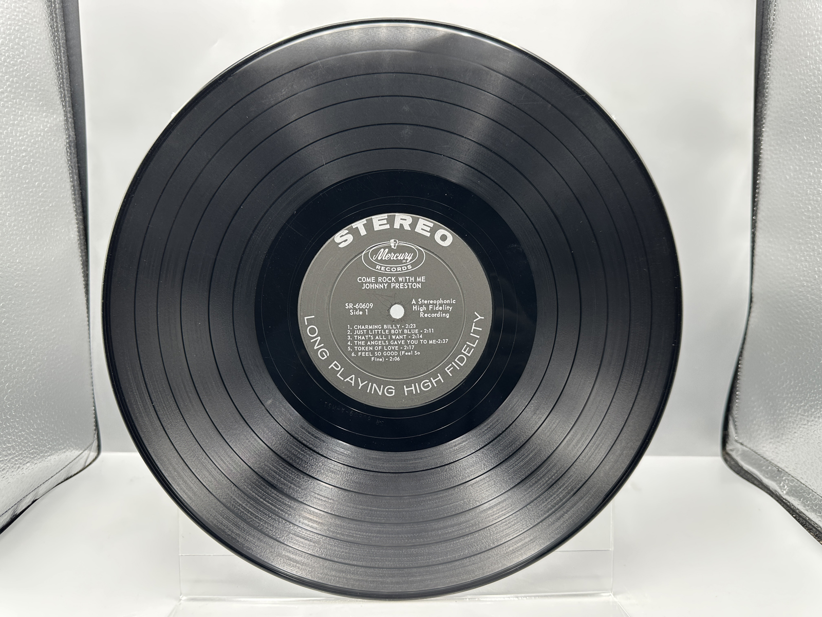 Johnny Preston: Come Rock With Me (1960), stereo pressing