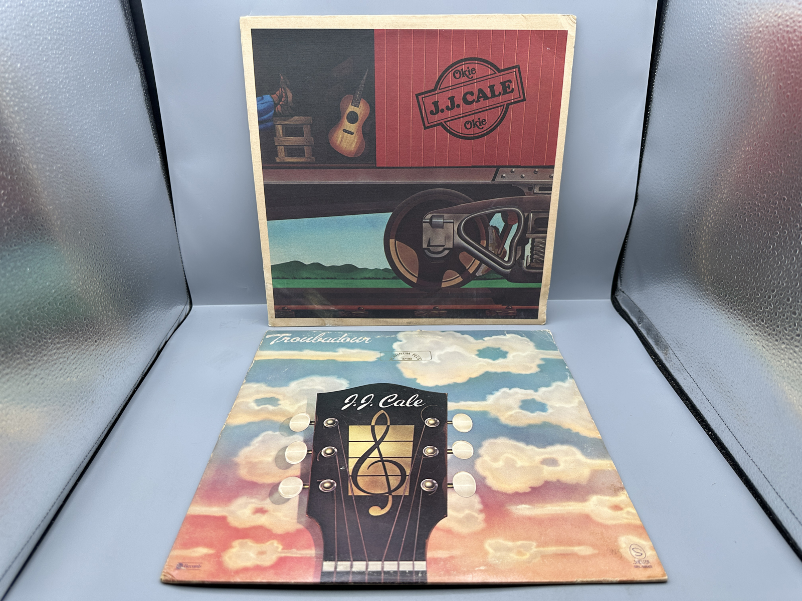 J.J. Cale (2 LP Lot): Okie (1974); and Troubadour (1978), reissue