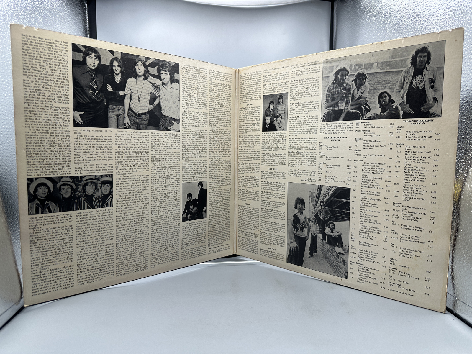The Troggs: The Vintage Years (1976), gatefold, 2 LPs