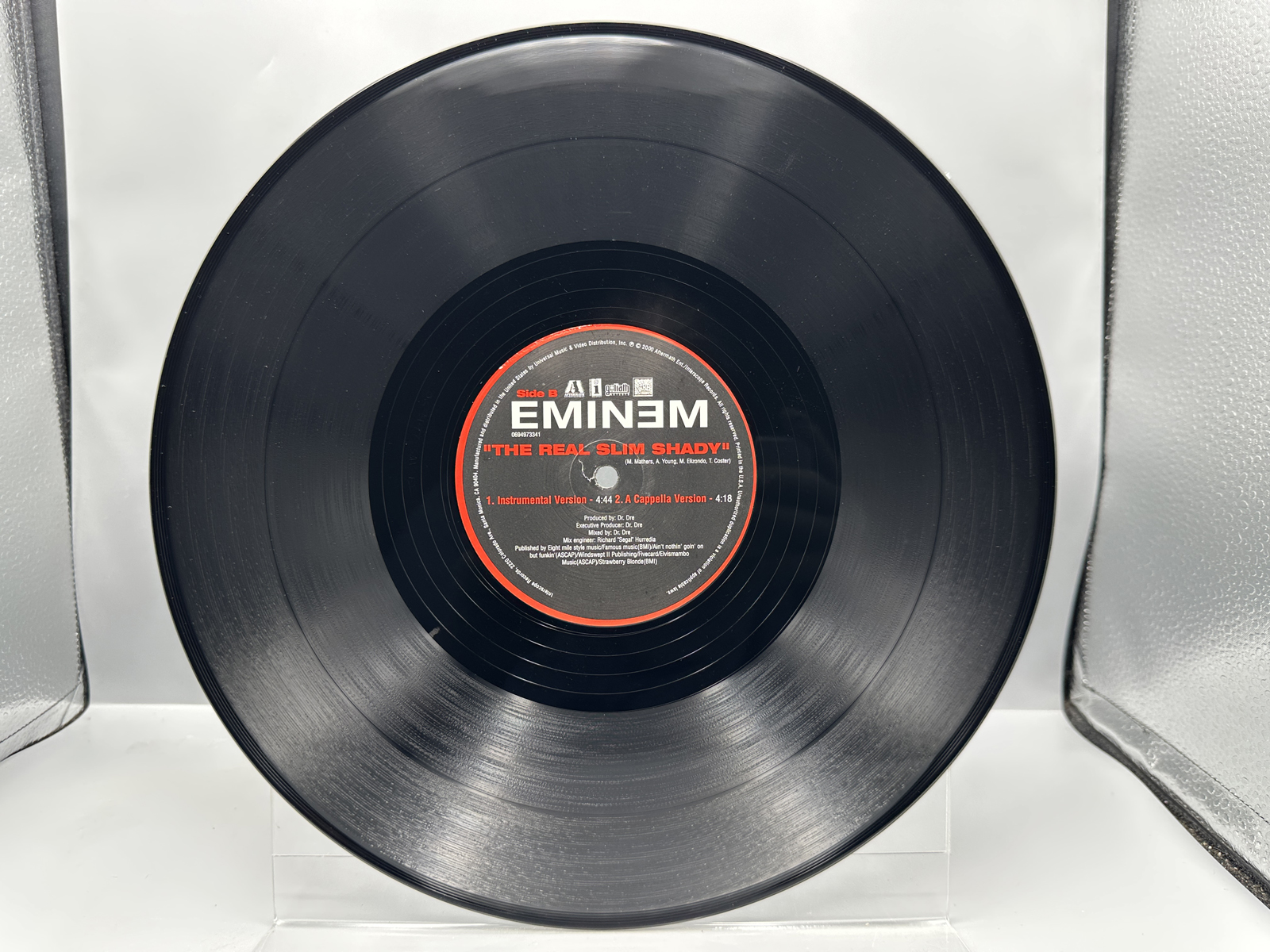 Eminem: The Real Slim Shady (2000), 12-inch 33 1/3 rpm single