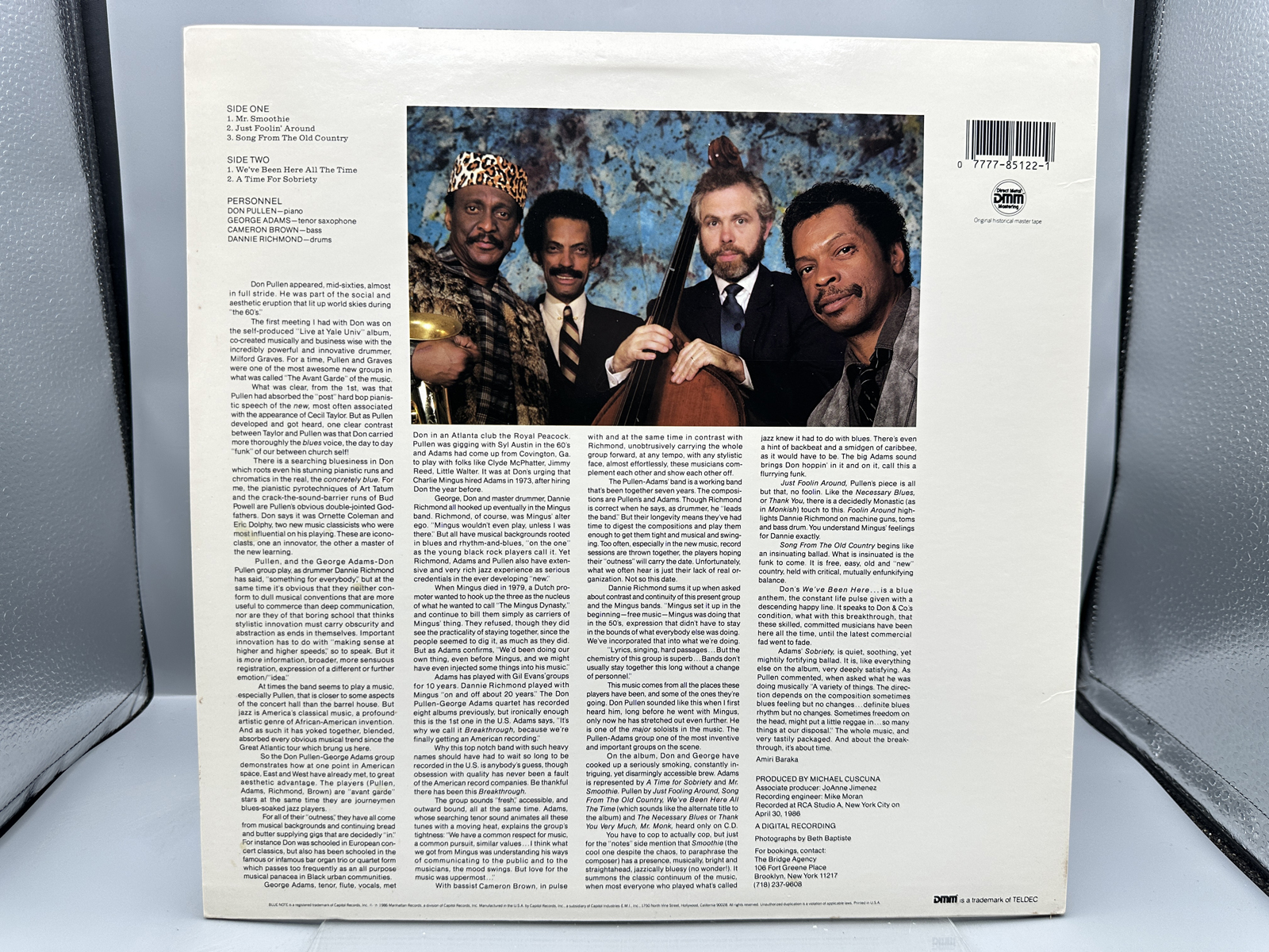 The Don Pullen - George Adams Quartet: Breakthrough (1986), in original packaging with hype sticker - Direct Metal Mastering/Digitally Remas