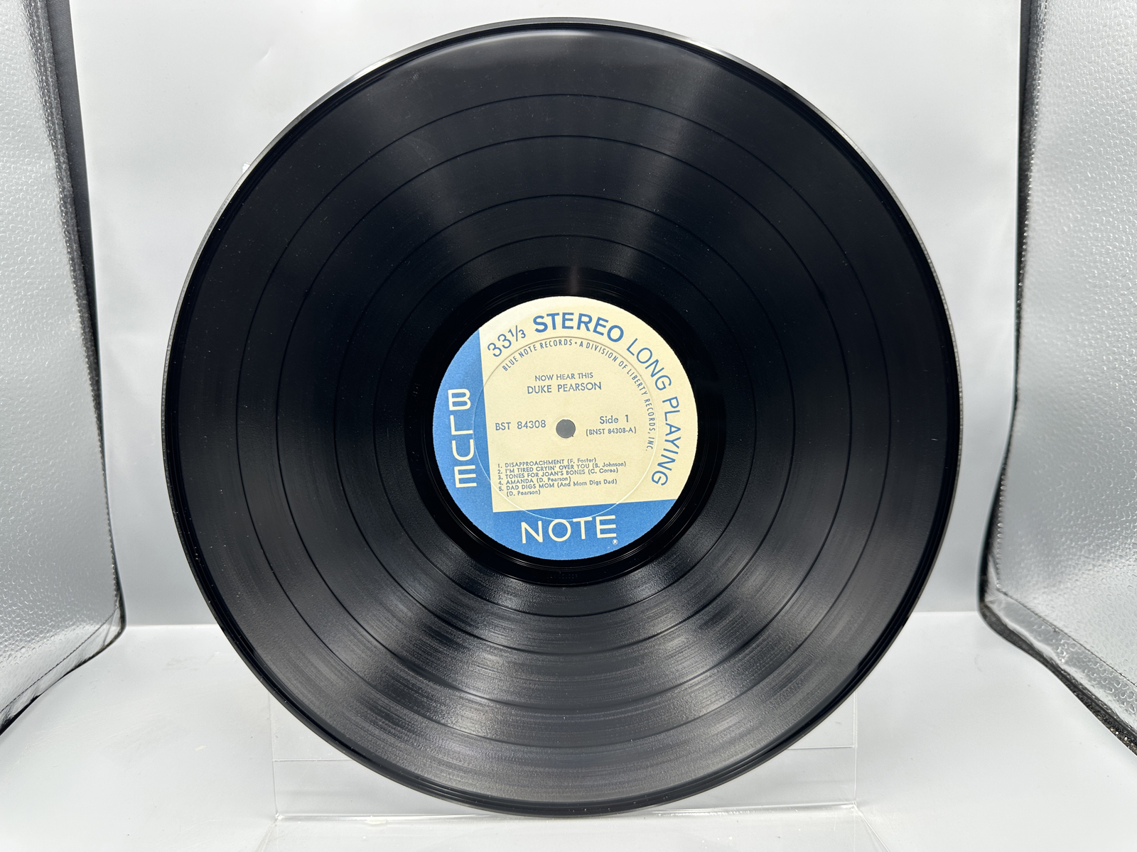 Duke Pearson: Now Hear This (1969), gatefold, Blue Note label, previous owner filing sticker on cover