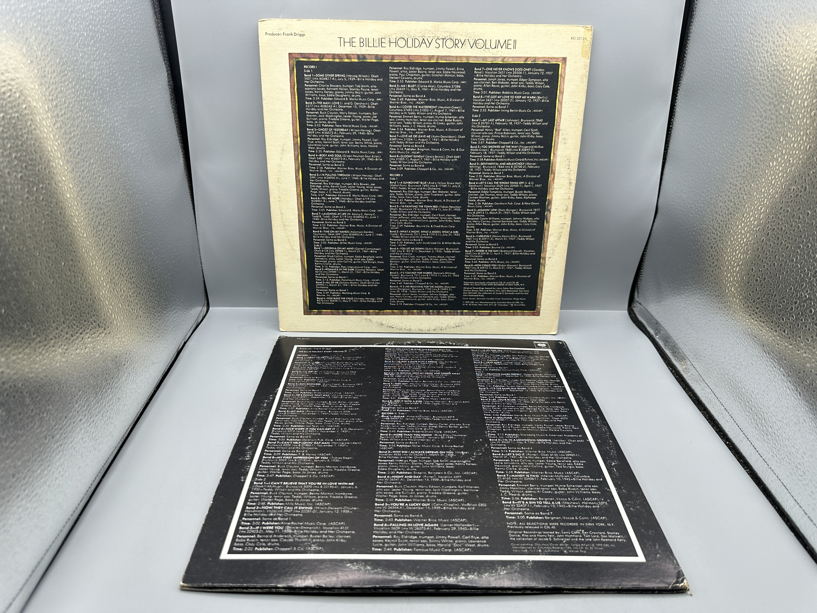 Billie Holiday (2 LP Lot): The Billie Holiday Story Volume II (1973), gatefold, 2 LPs; and The Billie Holiday Story Volume III (1973), gatef