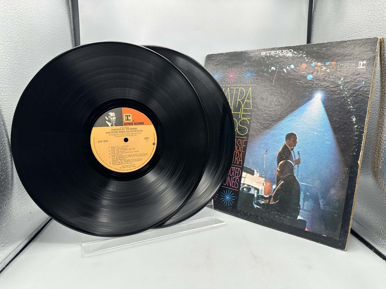 Frank Sinatra: Sinatra At The Sands With Count Basie & The Orchestra (1966), arranged & conducted by Quincy Jones, gatefold, 2 LPs