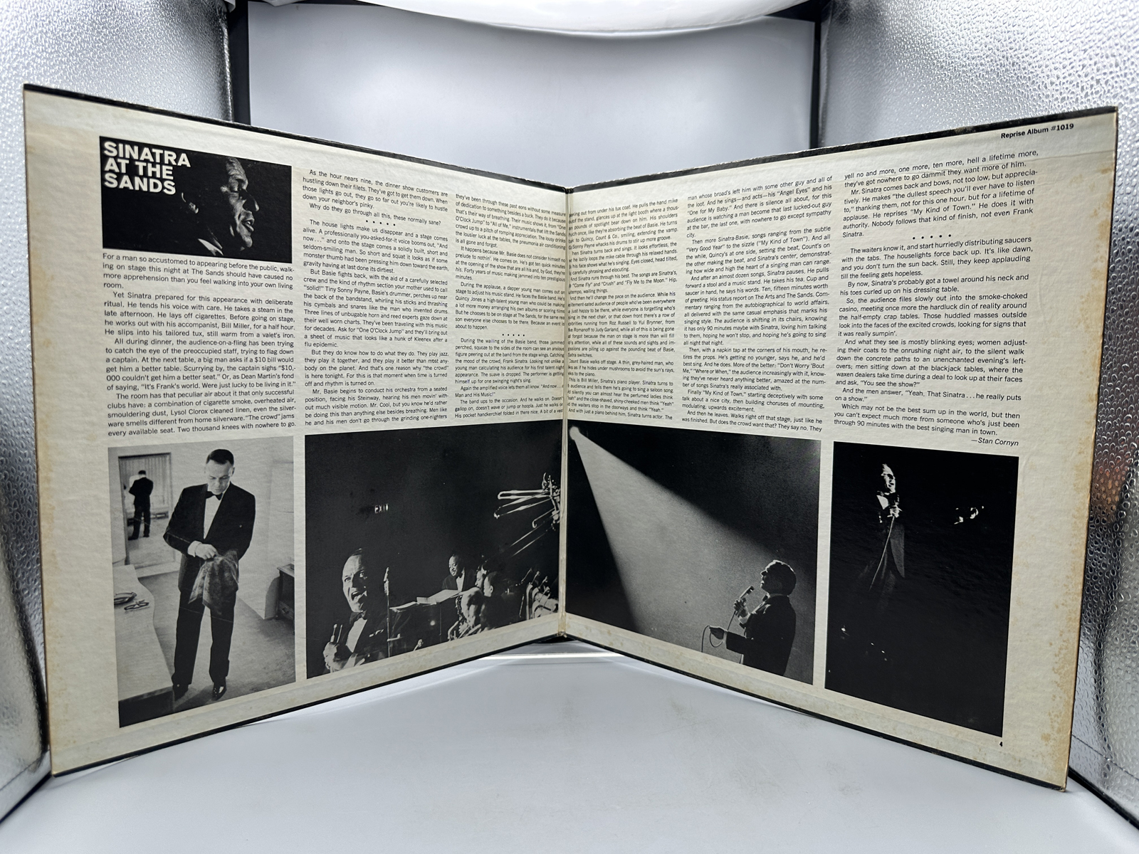 Frank Sinatra: Sinatra At The Sands With Count Basie & The Orchestra (1966), arranged & conducted by Quincy Jones, gatefold, 2 LPs